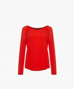 French Connection Polly Plains Long-Sleeved Top Sale
