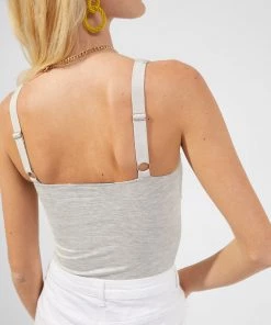 French Connection Tops Tika Melange Jersey Top