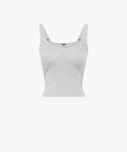 French Connection Tops Tika Melange Jersey Top