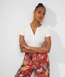 French Connection Piki Eco Jersey Top Tops