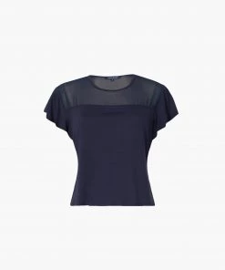 French Connection Rezi Jersey Top Tops