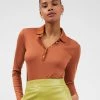 French Connection Pari Ribbed Jersey Top 1 French Connection Pari Ribbed Jersey Top