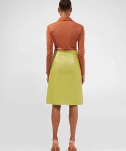 French Connection Pari Ribbed Jersey Top