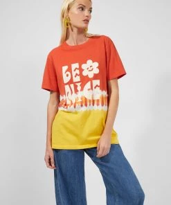 French Connection Shop Sustainable Be Nice Organic Charity T-Shirt