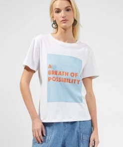 French Connection Breath Of Possibility Organic Charity T-Shirt