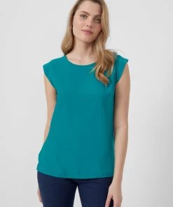 French Connection Sales 2022 49 French Connection Crepe Light Cap-Sleeve Top Tops