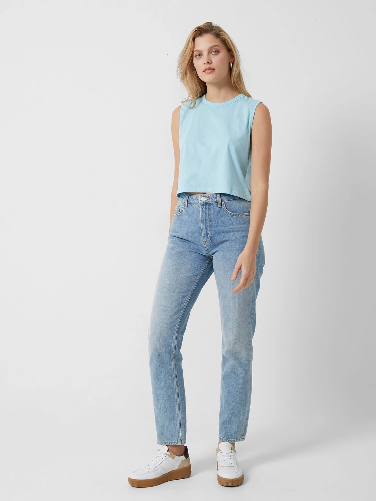 French Connection Tops Organic Peached Cotton T-Shirt 4 French Connection Tops Organic Peached Cotton T-Shirt