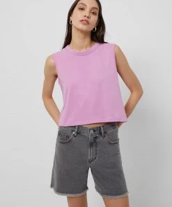 French Connection Organic Peached Cotton T-Shirt