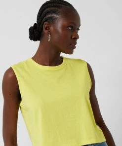 French Connection Tops Organic Peached Cotton T-Shirt 9 French Connection Tops Organic Peached Cotton T-Shirt