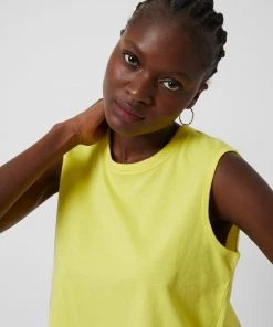 French Connection Tops Organic Peached Cotton T-Shirt