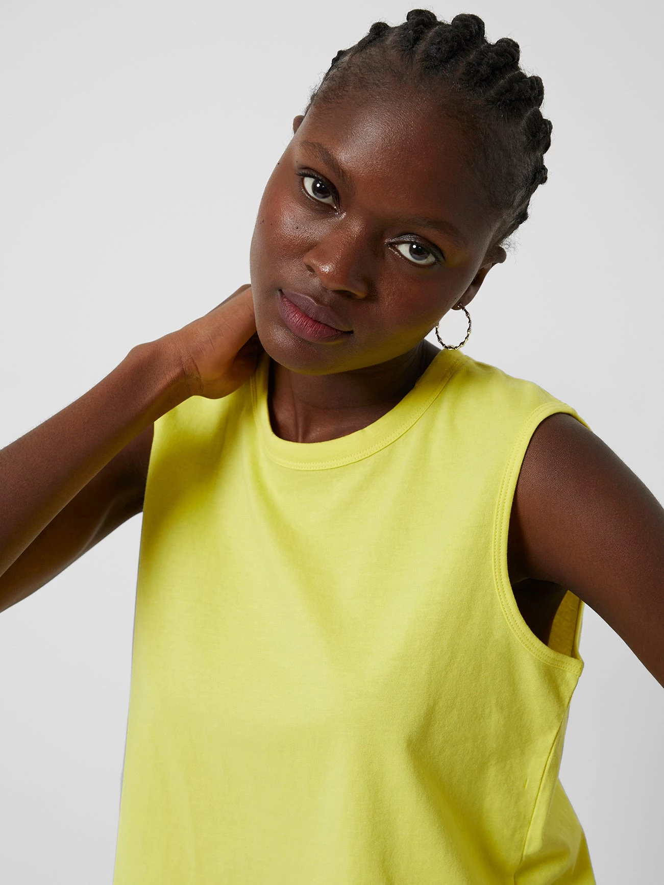 French Connection Tops Organic Peached Cotton T-Shirt 4 French Connection Tops Organic Peached Cotton T-Shirt