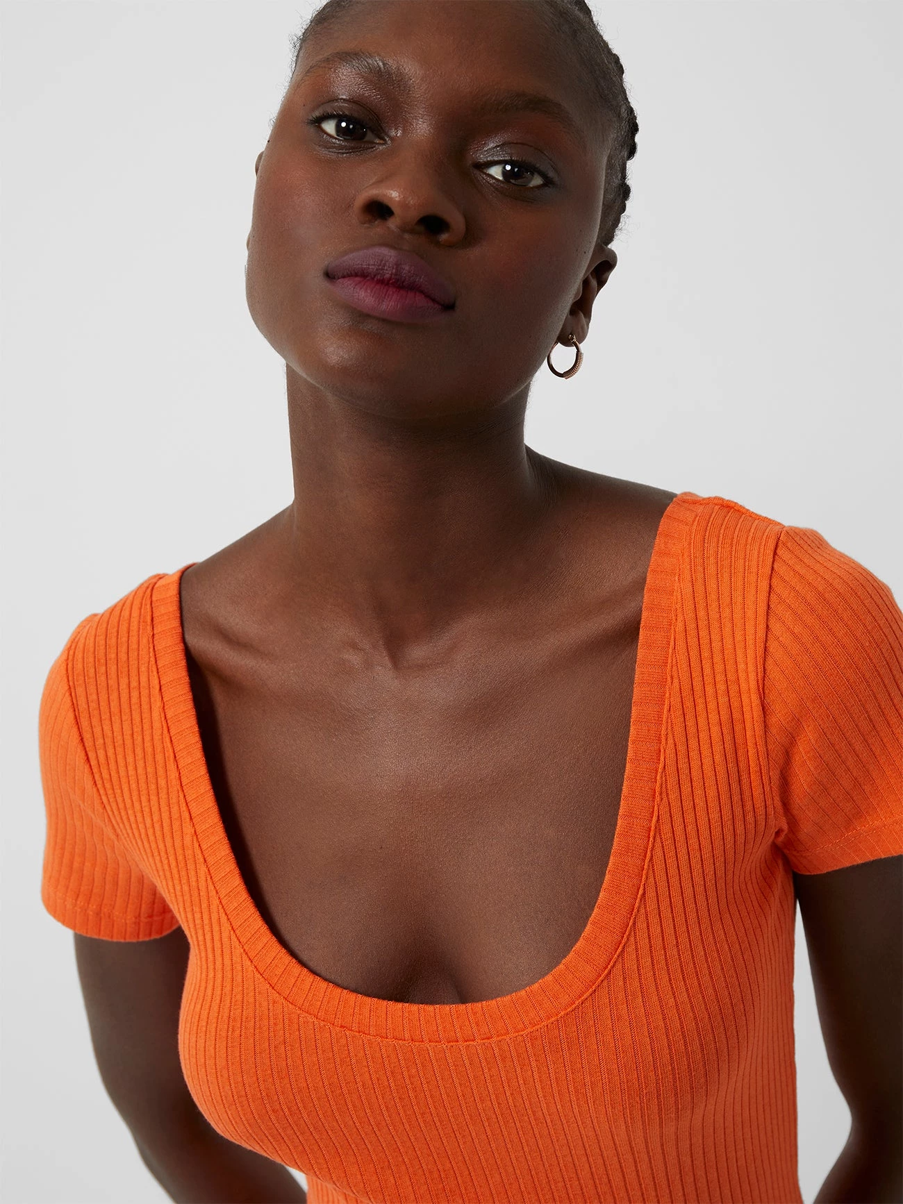 French Connection Tops Tommy Rib Solid Top 5 French Connection Tops Tommy Rib Solid Top