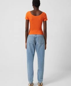 French Connection Tops Tommy Rib Solid Top 10 French Connection Tops Tommy Rib Solid Top