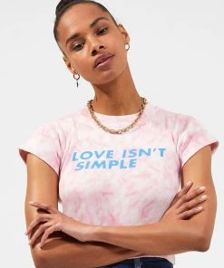 French Connection Shop Sustainable Love Isn't Simple Organic Babyfit T-Shirt 10 French Connection Shop Sustainable Love Isn't Simple Organic Babyfit T-Shirt