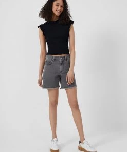 French Connection Perinne Organic Jersey Smock Top Tops