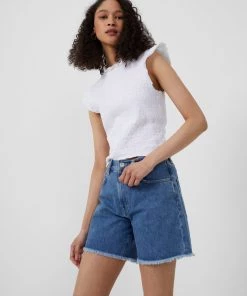 French Connection Perinne Organic Jersey Smock Top