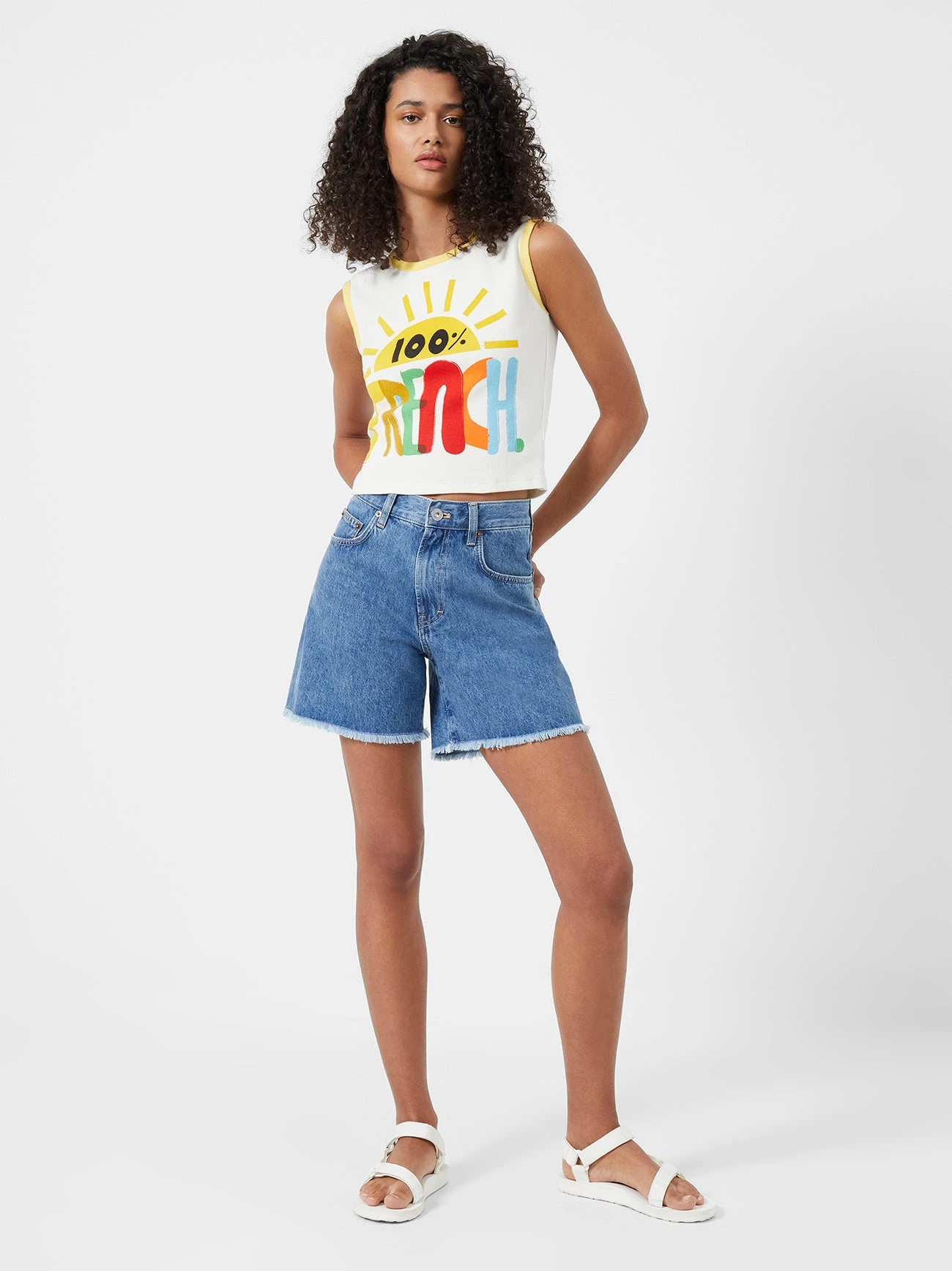 French Connection 100% FC Organic Jersey Unisex Tank Top 4 French Connection 100% FC Organic Jersey Unisex Tank Top