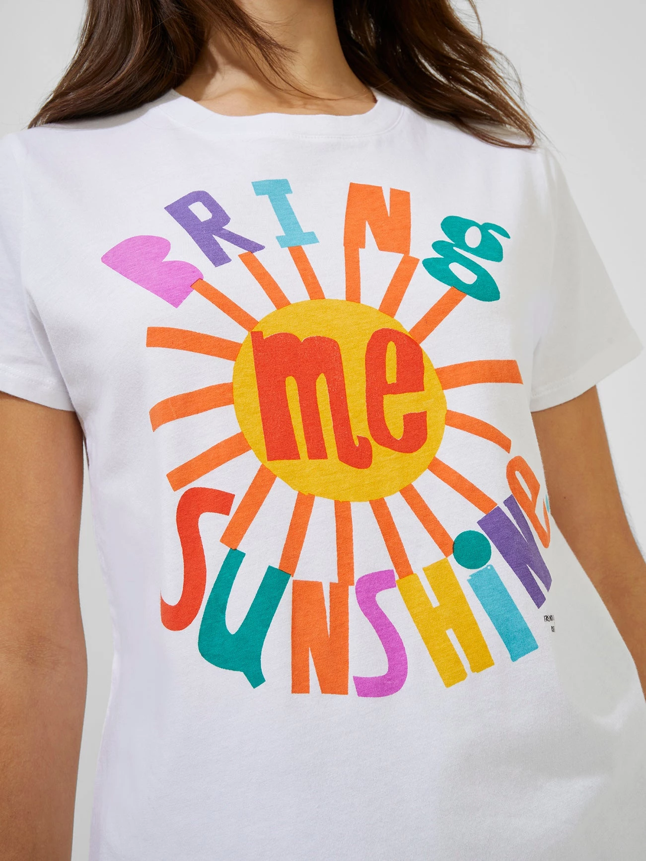 French Connection Bring Me Sunshine Organic Boyfit T-Shirt 4 French Connection Bring Me Sunshine Organic Boyfit T-Shirt