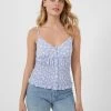French Connection Peony-Doria Eco Strappy Top New In