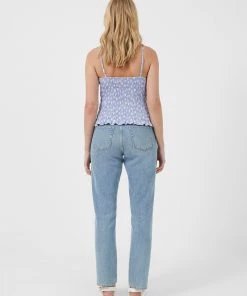 French Connection Peony-Doria Eco Strappy Top New In