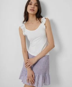 French Connection New In Tulip Eco Jersey Strappy Top