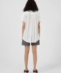 French Connection New In Protea Mix Media Polo Shirt