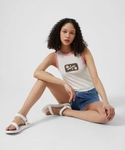 French Connection Cherie Sami Eco Graphic Tank Top