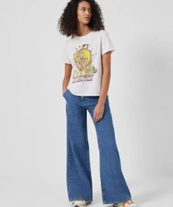 French Connection New In Tiger Organic Graphic Boyfit T-Shirt