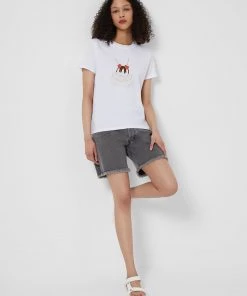 French Connection La Banana Split Graphic Organic T-Shirt New In 9 French Connection La Banana Split Graphic Organic T-Shirt New In