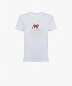 French Connection La Banana Split Graphic Organic T-Shirt New In 11 French Connection La Banana Split Graphic Organic T-Shirt New In