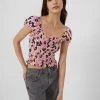 French Connection Petunia-Cassia Eco Jersey Top Sale