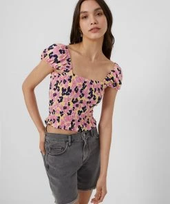 French Connection Petunia-Cassia Eco Jersey Top Sale