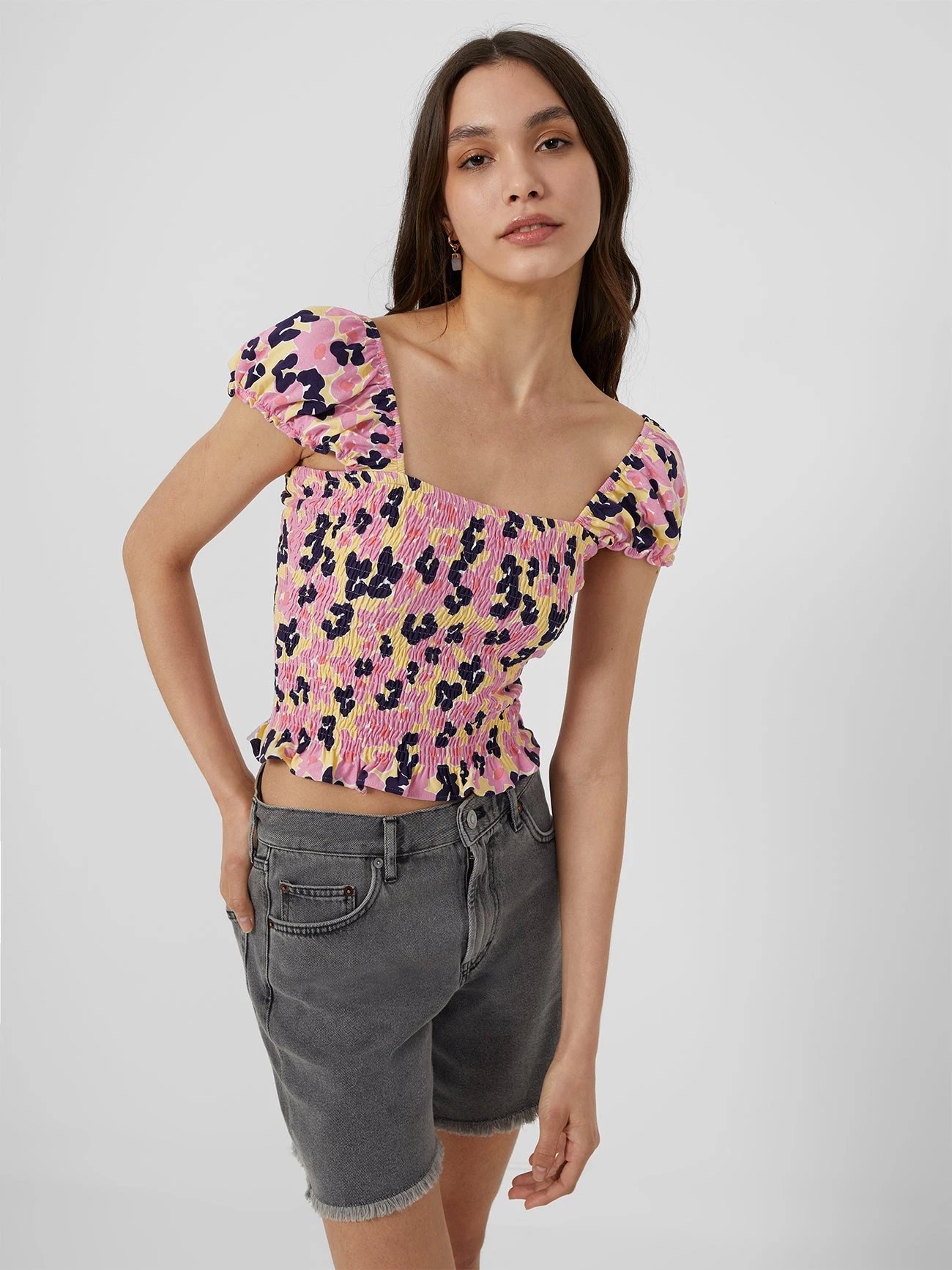 French Connection Petunia-Cassia Eco Jersey Top Sale 3 French Connection Petunia-Cassia Eco Jersey Top Sale