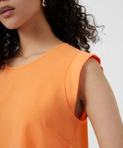 French Connection Crepe Light Capped Sleeve Top New In 11 French Connection Crepe Light Capped Sleeve Top New In