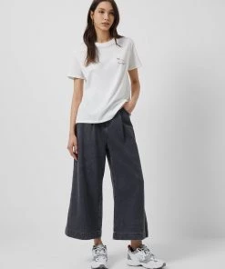 French Connection Sale Bon Voyage Embroidered Boyfit T-Shirt