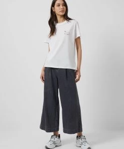 French Connection Sale Bon Voyage Embroidered Boyfit T-Shirt