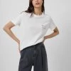 French Connection Sale Bon Voyage Embroidered Boyfit T-Shirt