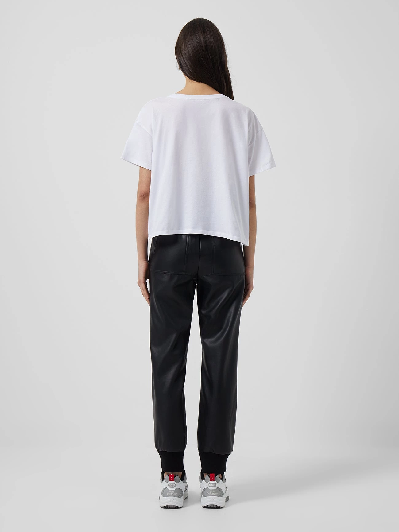 French Connection Femme Embroidered Cropped T-Shirt 6 French Connection Femme Embroidered Cropped T-Shirt