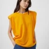 French Connection Shoulder Pad Jersey Tank Top