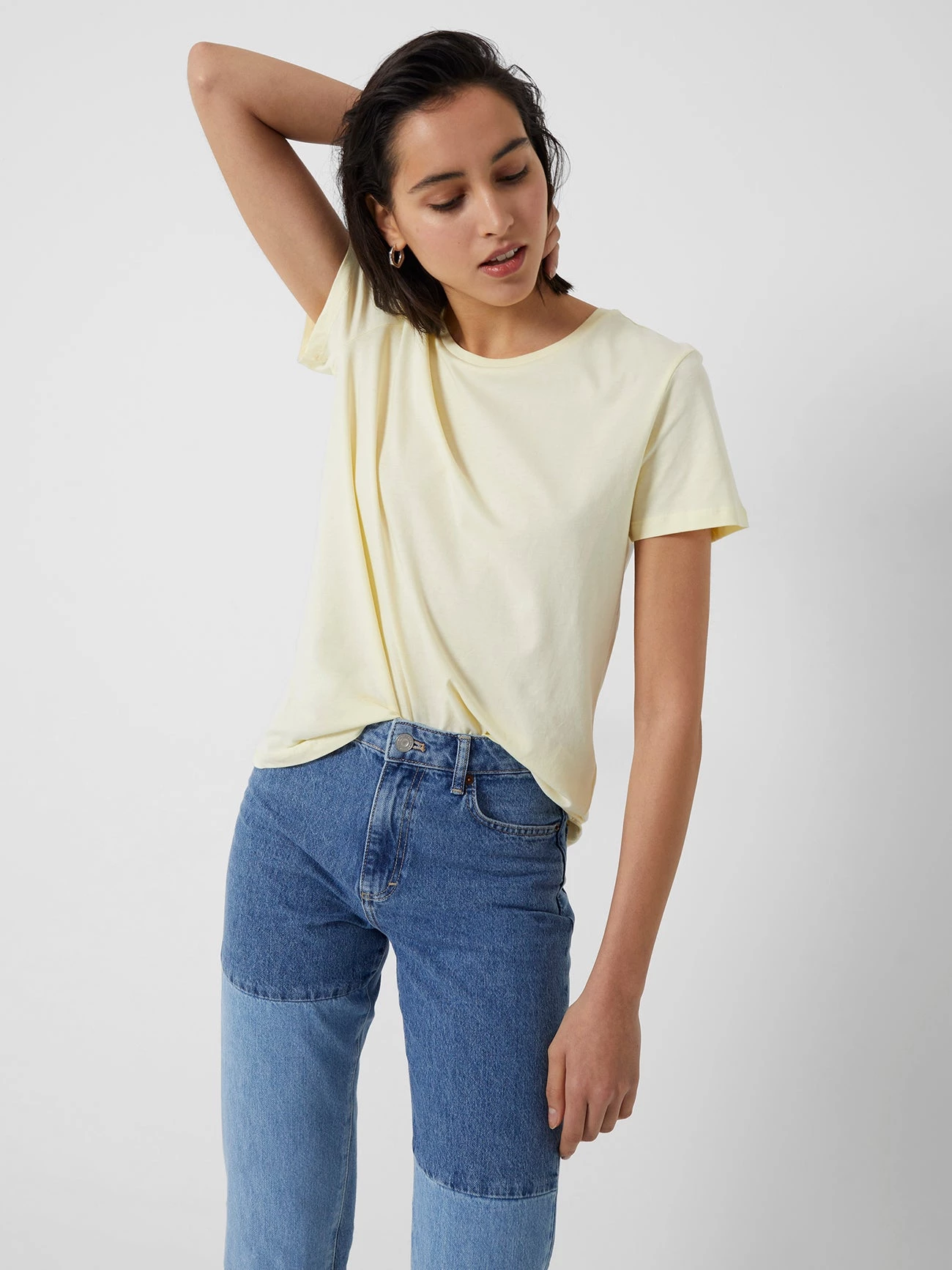 French Connection Classic Crew Neck Jersey T-Shirt Sale 3 French Connection Classic Crew Neck Jersey T-Shirt Sale