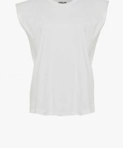 French Connection Shoulder Pad Jersey Tank Top 11 French Connection Shoulder Pad Jersey Tank Top