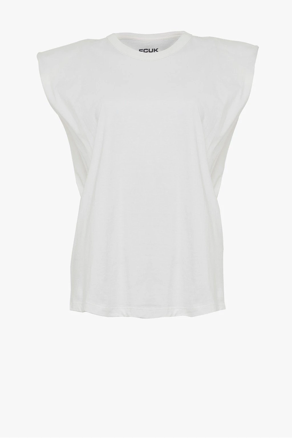 French Connection Shoulder Pad Jersey Tank Top 7 French Connection Shoulder Pad Jersey Tank Top