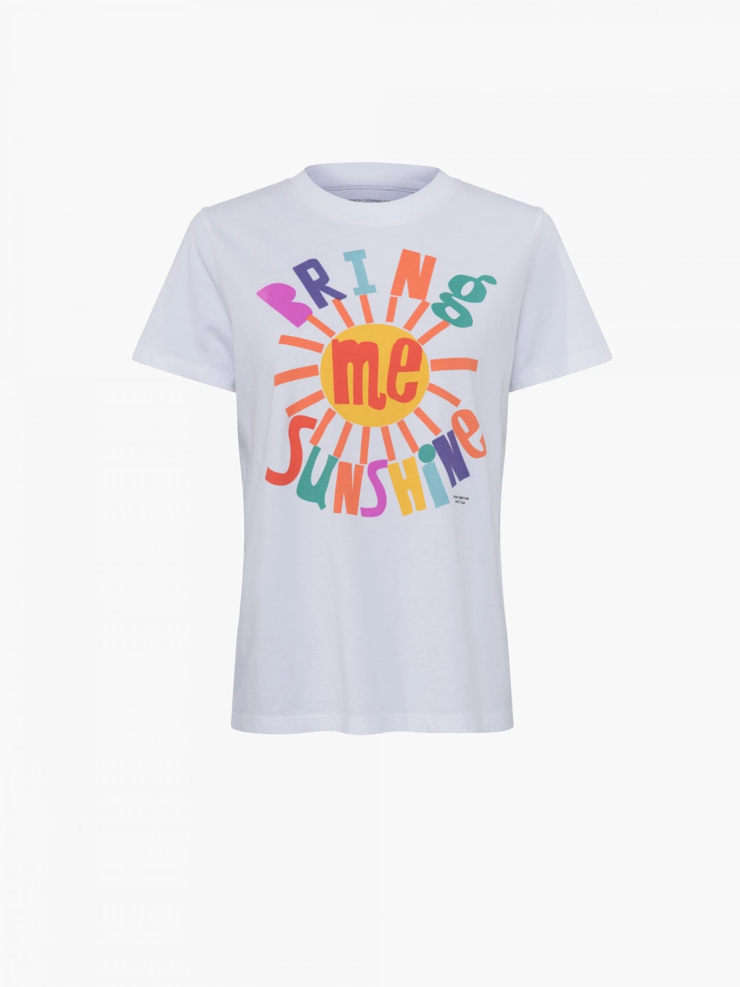 French Connection Bring Me Sunshine Organic Boyfit T-Shirt 8 French Connection Bring Me Sunshine Organic Boyfit T-Shirt