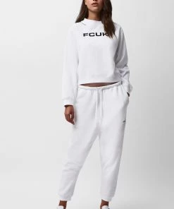 French Connection FCUK Shrunken Crew Neck Sweatshirt