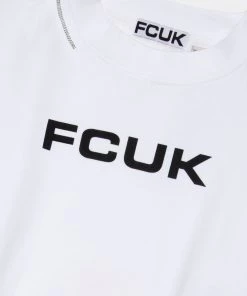 French Connection FCUK Shrunken Crew Neck Sweatshirt