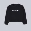 French Connection FCUK Shrunken Crew Neck Sweatshirt Sale
