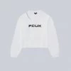 French Connection FCUK Shrunken Crew Neck Sweatshirt