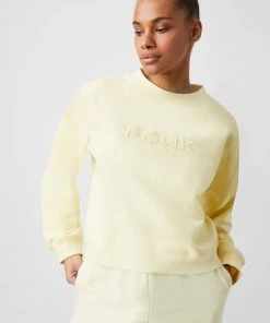 French Connection Fcuk Shrunken Crew Neck Sweatshirt Sale