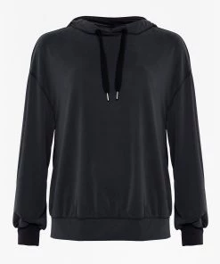 French Connection View All Washed Cupro Jersey Hoodie