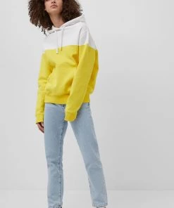 French Connection Sunday Sweat Colour Block Hoodie
